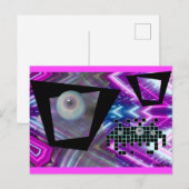 King of the New Vaporwave Invasion Postkarte (Vorne/Hinten)