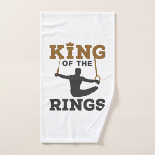 King of the Rings Gymnastics Men Boys Handtuch