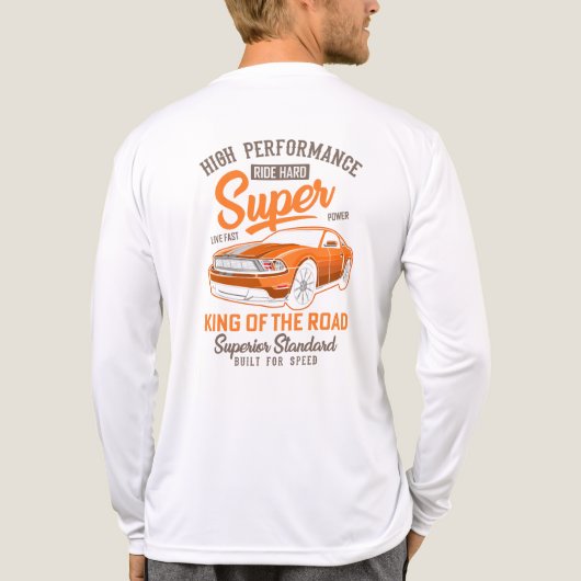King of the Road High Performance Tri-Blend Shirt (Rückseite)
