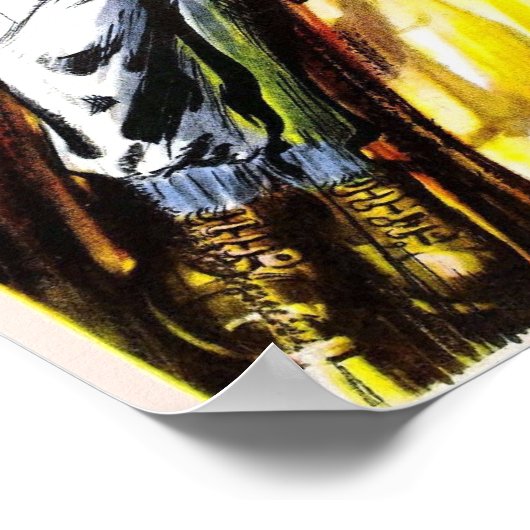 King of the Rocket Men Poster (Ecke)