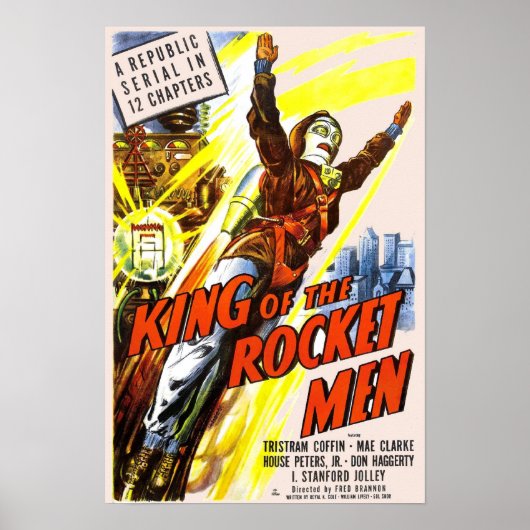 King of the Rocket Men Poster (Vorne)