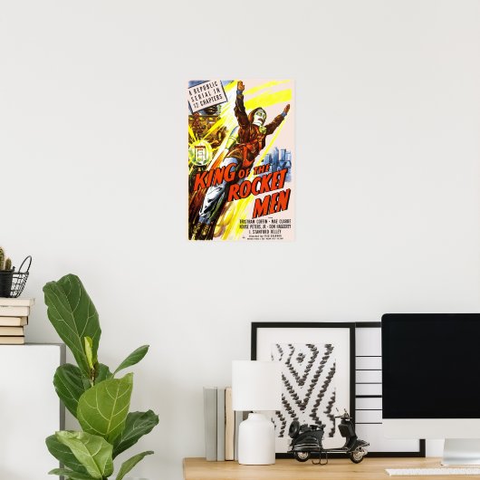 King of the Rocket Men Poster (Heimbüro)