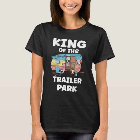 King of the RV Park Matching King Queen Motorhome T-Shirt (Vorderseite)