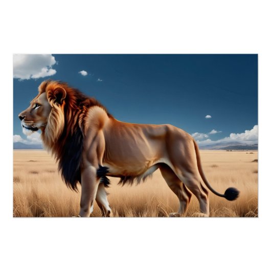 King of the Savannah Poster (Vorderseite)