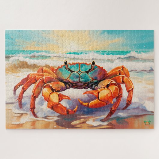 🐙 King of the Shore: Die mächtige Krabbe Puzzle (Horizontal)