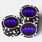 King of the Space Invasion (Version B) Pokerchips (Stapel)
