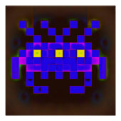 King of the Space Invasion (Version B) Poster (Vorderseite)