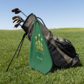 King of the Swing Golf Towel Golfhandtuch (Gras)