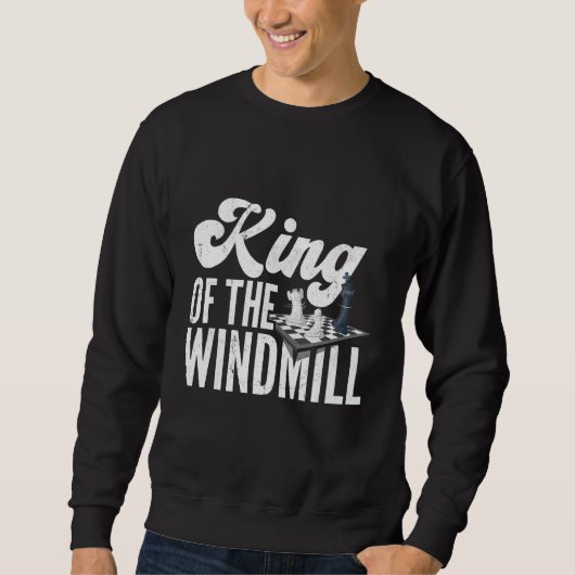 King of the Windmill Schach-Gambit-Königin Sweatshirt (Vorderseite)