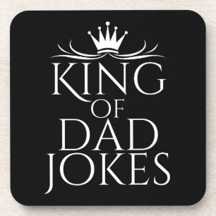 King of Vater Jokes Getränkeuntersetzer