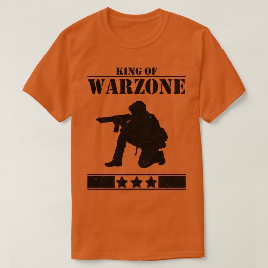 King of Warzone Gaming T-Shirt (Design vorne)