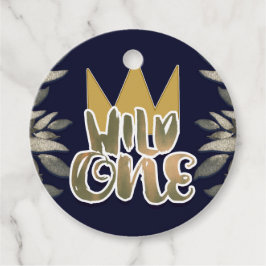 King of Wild Things ONE 1. Geburtstag Party Geschenkanhänger