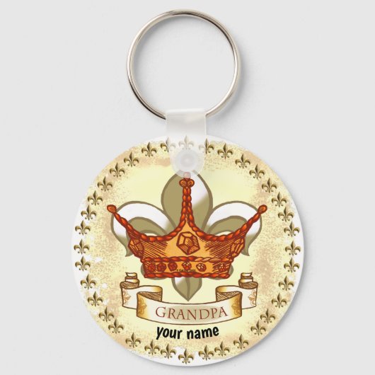 King Opa Schlüsselanhänger (Vorderseite)