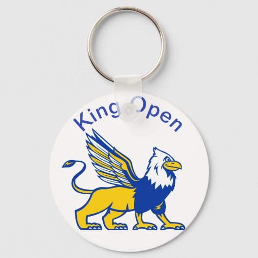 King Open Schlüsselanhänger (Vorderseite)