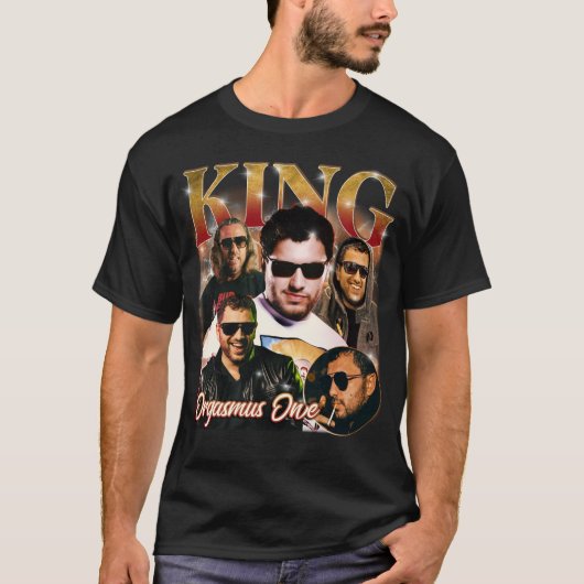 King Orgasmus One - Deutscher Rapper T-Shirt (Vorderseite)