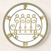 King Paimon Goetia Sandstone Altar Tile Getränkeuntersetzer (Vorne)