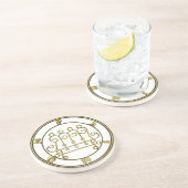 King Paimon Goetia Sandstone Altar Tile Getränkeuntersetzer (Seite)