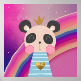 King Panda Posters Poster