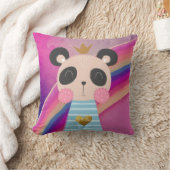 King Panda Throw Pillows Kissen (Decke)