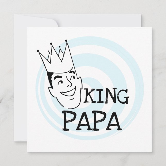 King Papa T - Shirt und Geschenke (Vorderseite)