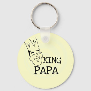 King Papa T - Shirt und Geschenke Schlüsselanhänger