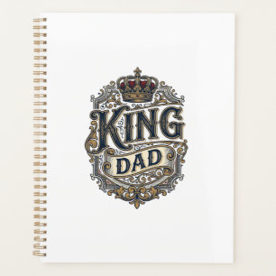 King Papa Vintage Gravur Vatertag Shirt_1 Planer