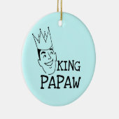 King Papaw T - Shirt und Geschenke Keramik Ornament (Rechts)