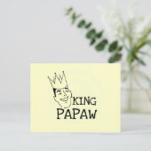 King Papaw T - Shirt und Geschenke Postkarte (Stehend Vorderseite)