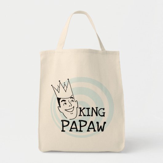 King Papaw T - Shirt und Geschenke Tragetasche (Vorne)