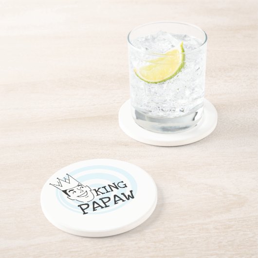 King Papaw T - Shirt und Geschenke Untersetzer (Seite)