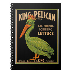 King Pelican Brand Lettuce Notizblock