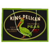 King Pelican California Große Geschenktüte (Rückseite)