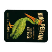 King Pelican Iceberg Lettuce Magnet (Horizontal)