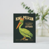 King Pelican Iceberg Lettuce Postcard Postkarte (Stehend Vorderseite)