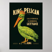 King Pelican Iceberg Lettuce Poster (Vorne)