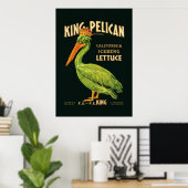 King Pelican Iceberg Lettuce Poster (Heimbüro)
