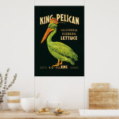 King Pelican Iceberg Lettuce Poster (Küche)