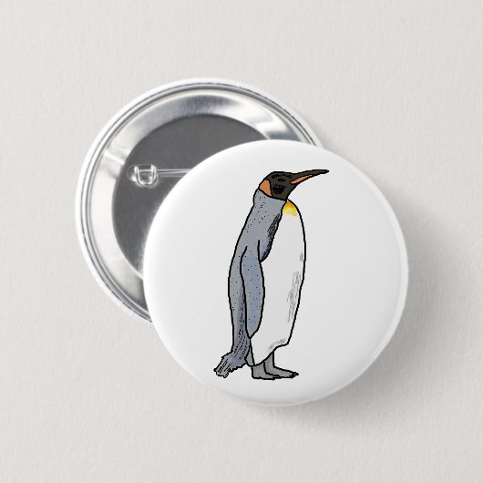 King Penguin Button (Vorne & Hinten)
