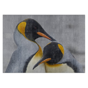 King Penguin Duet Rechteckkantplatine Schneidebrett