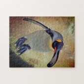 King Penguin Edinburgh Zoo Schottland Puzzle (Horizontal)