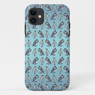 King Penguin Frenzy iPhone 5 Fall (Sky Blue Mix) Case-Mate iPhone Hülle