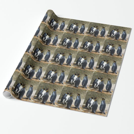 King Penguin Geschenkpapier (Ungerollt)