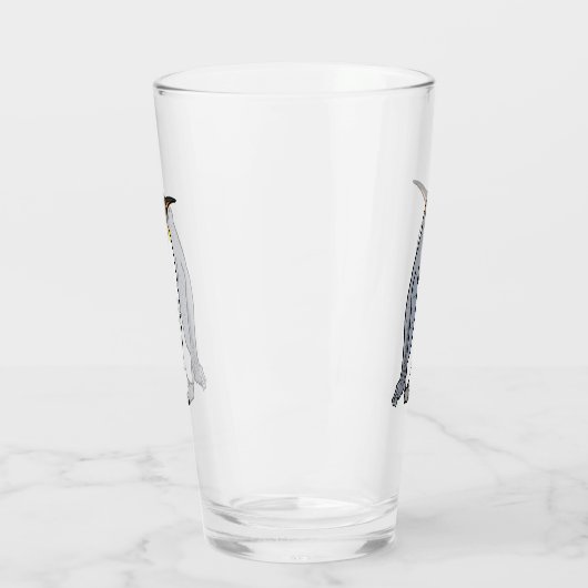 King Penguin Glas (Links)
