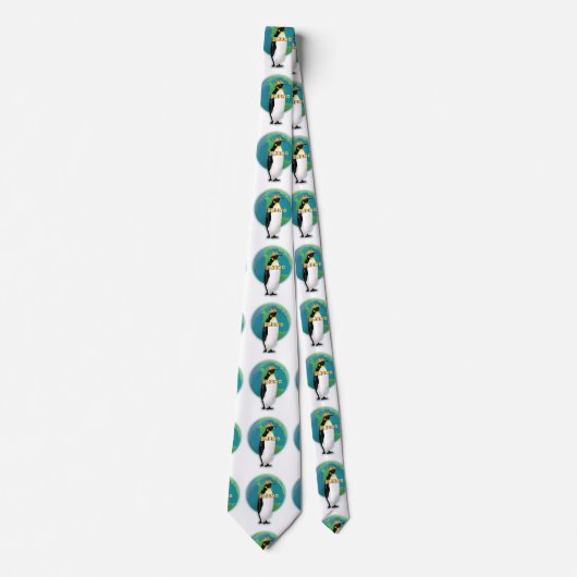 King Penguin Globe Krawatte (Vorderseite)