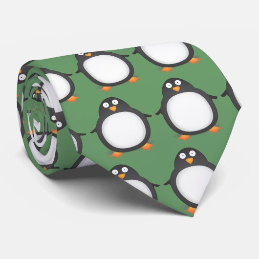 King Penguin Krawatte (Gerollt)