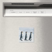 King Penguins gehen in Single-Datei Magnet (In Situ (Geschirrspüler))