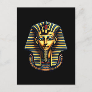 King Pharaoh Tutankhamun Pharaoh Antikes Ägypten Feiertagspostkarte