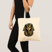 King Pharaoh Tutankhamun Pharaoh Antikes Ägypten Tragetasche (Vorderseite (Produkt))