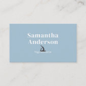 King Pigeon Pose - Yoga Instructor Visitenkarte (Vorderseite)