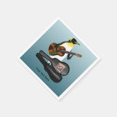 King Pinguin-Busse Serviette (Ecke)